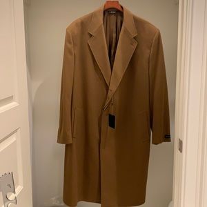 Hart Schaffer Marx Men’s Wool Overcoat, 48R